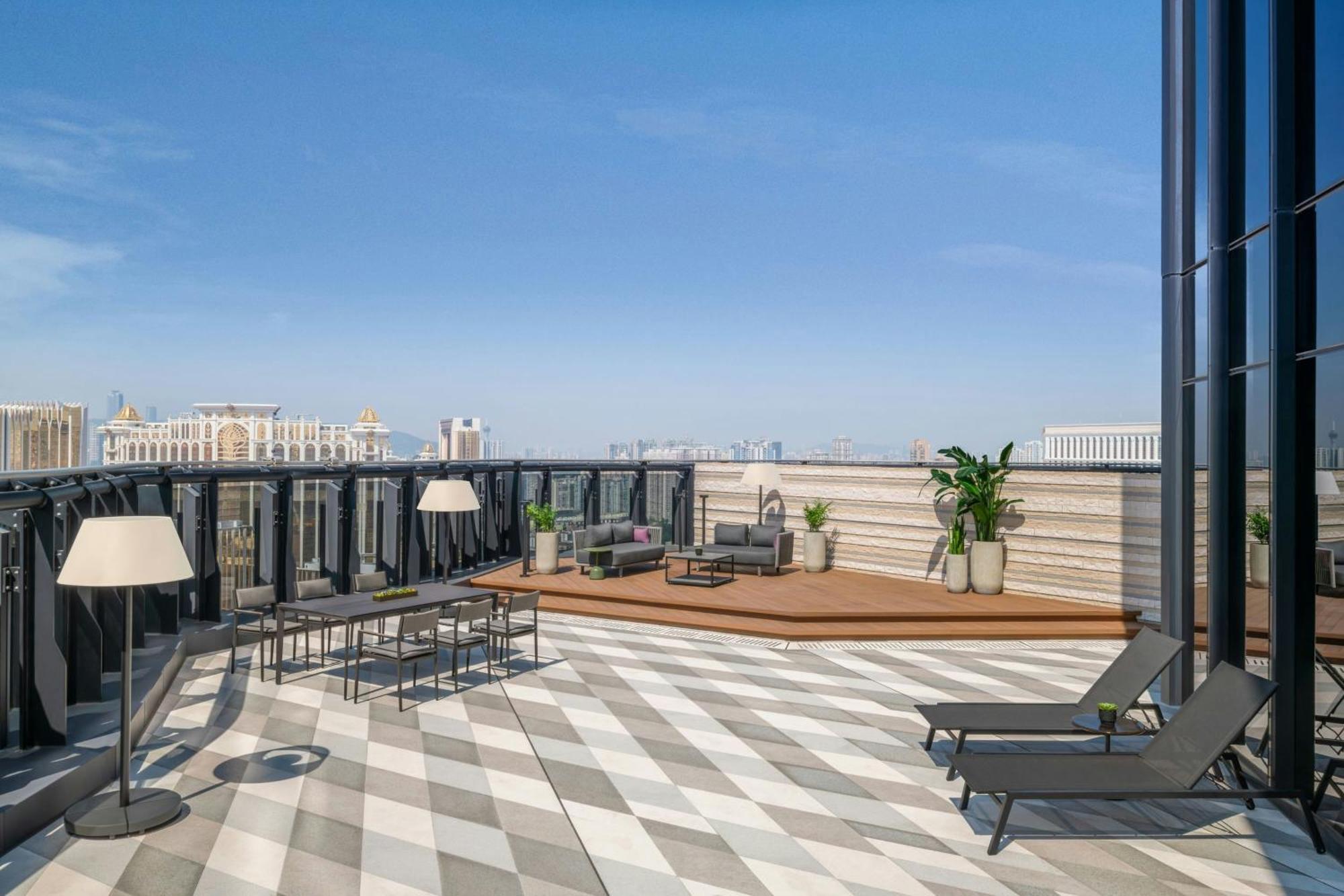 W Macau - Studio City Luaran gambar The rooftop terrace