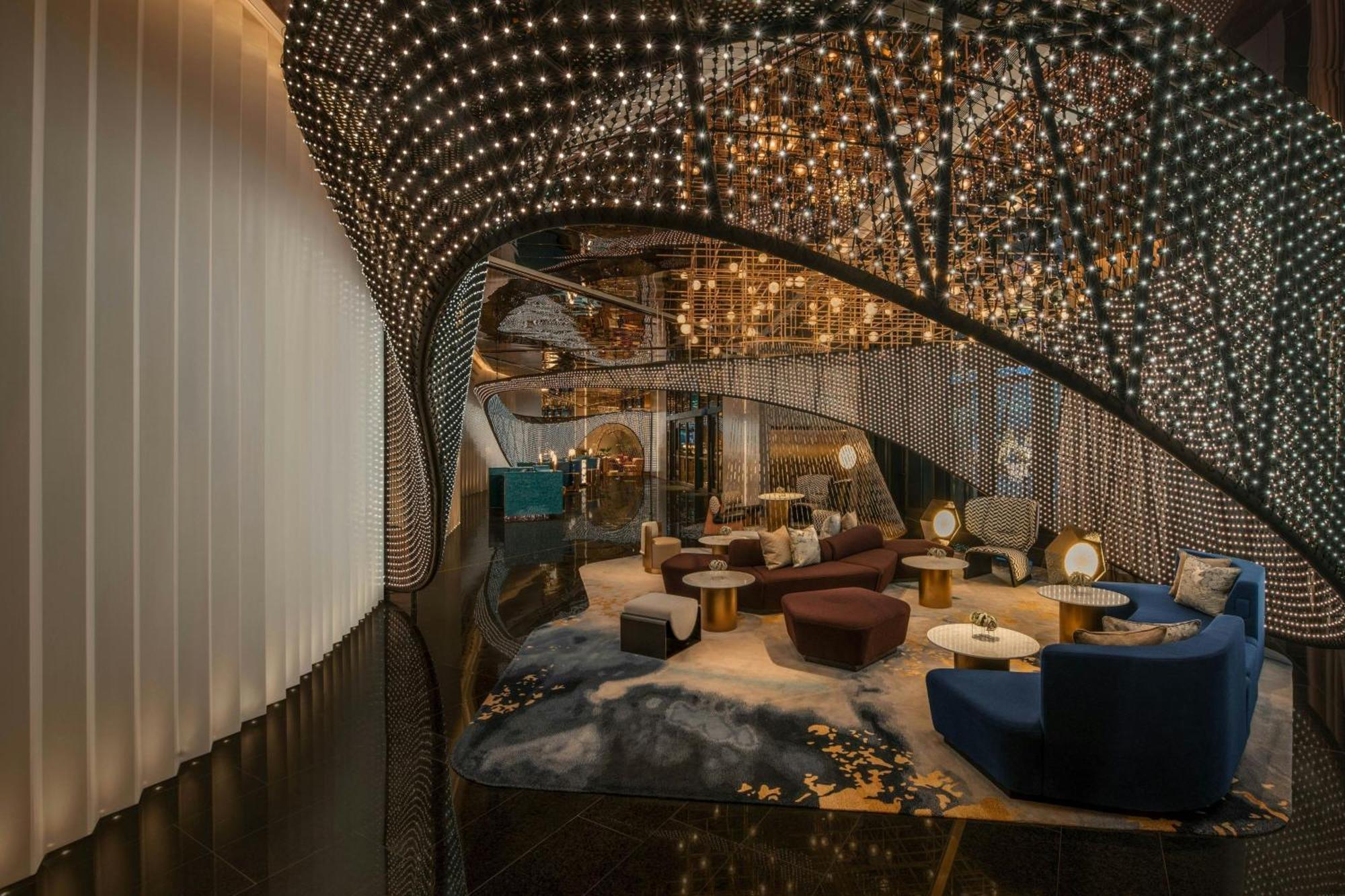 W Macau - Studio City Luaran gambar The lobby of the hotel